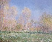 Claude Monet Spring in Giveryny oil painting on canvas